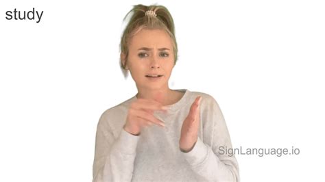 Image result for Sign Language for Study