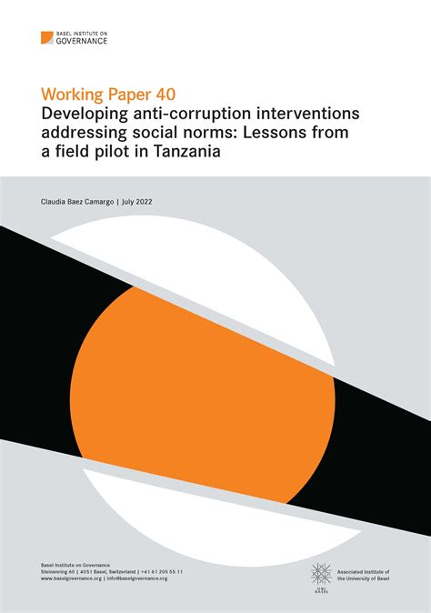 Working Paper 40: Developing anti-corruption interventions addressing ...