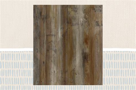 Vinyl Plank Flooring Peel And Stick Brown 4 MIL X 12 In. W X 12 In. L