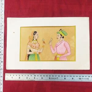 Buy Indian Miniature Painting of Mughal Emperor in Harem Art on Online ...