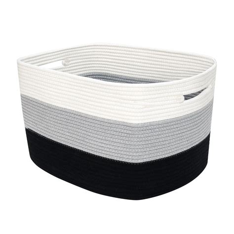 Image result for Small Rectangle Rope Baskets