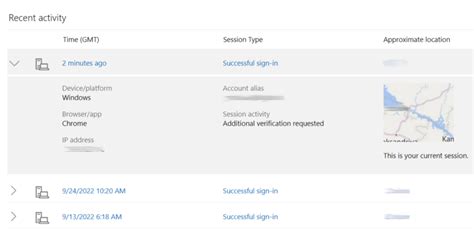 Image result for Hotmail Recent Activity