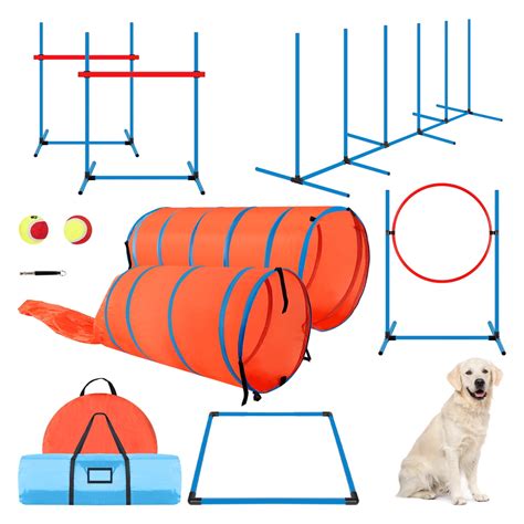 Dog Agility Training Equipment Set, Obstacle Courses Agility Training ...