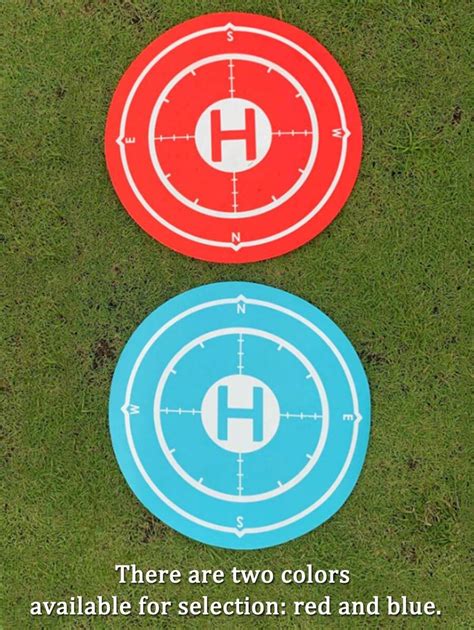 A 59-Centimeter-Diameter Unmanned Aerial Vehicle Landing Pad Is Made Of ...