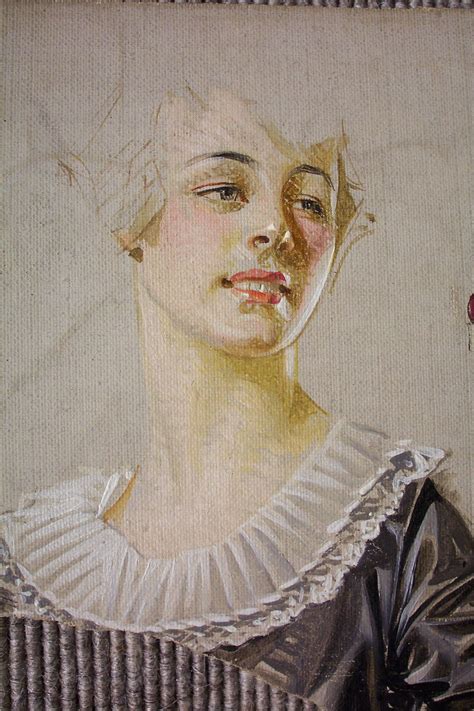 J.C. Leyendecker, original preliminary oil painting, illustration art for Saturday Evening Post ...