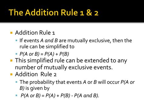 Image result for Addition Rule Problems