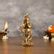Buy Superfine Brass Baby Krishna Playing the Flute Idol 5.5 inch ...