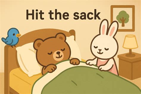 Hit the sackとは？英語の意味・使い方を詳しく解説 | ぜすと君と英会話の森