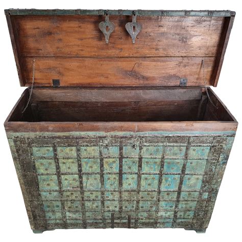 Große Holztruhe Truhe Hochzeitstruhe Vintage Massivholz Altholz Antik ...