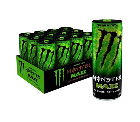 Monster Energy MAXX Super Dry Maximum Strength Tried & True Energy Blend 12 Ct | #2025551524