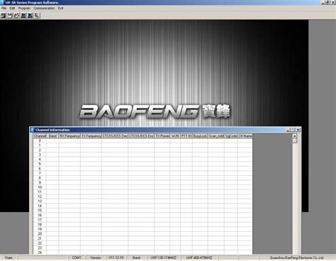 Image result for Baofeng C2 Programming Software