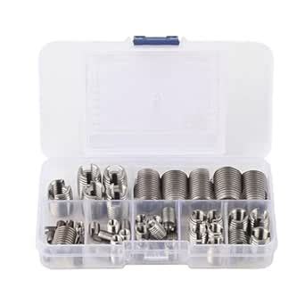 Stainless Steel Thread Insert Set Reinforce Repair Tool 50PCS for Screw ...