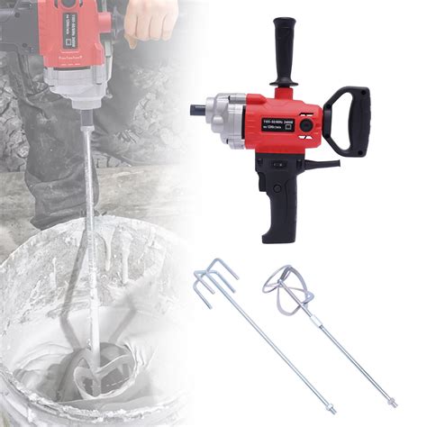 Electric Corded Mixing Tool Machine Machine Concrete Mud Drill Mixer ...