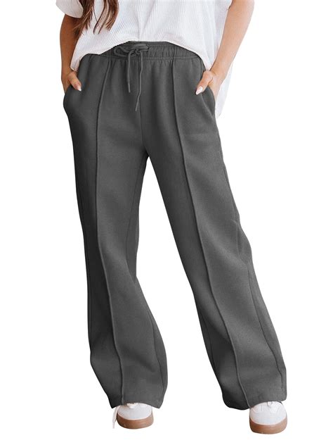 TEMOFON Fall Pants for Women Casual Pants for Women Elastic Waistband ...