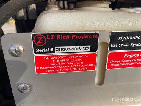 2016 LT Rich Z-Spray ZS5260 Stand On Self-Propelled Sprayer | Ritchie Bros. Auctioneers