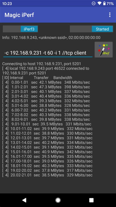 Image result for Iperf Bandwidth Measurements in Android