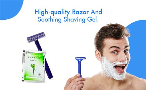 Clayherbs Shave Kit in Bulk, Smooth Shave Disposable Razor and Cream(4g ...