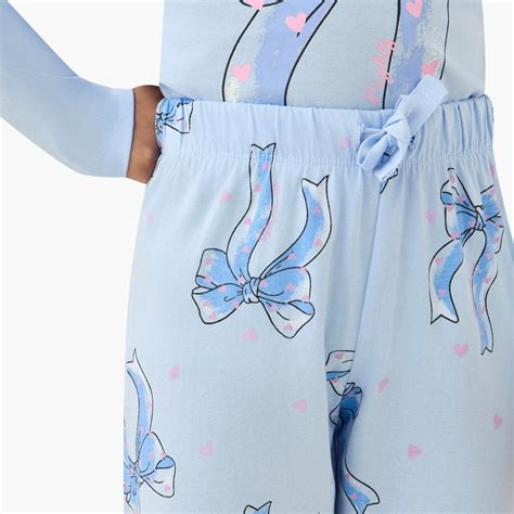 Buy Juniors Bow Print T-shirt with Joggers Set from Juniors at just INR ...