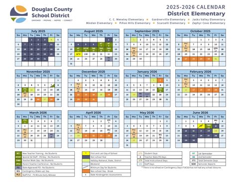 Douglas County School District NV Calendar 25-26 Revised [pdf] - EduCounty