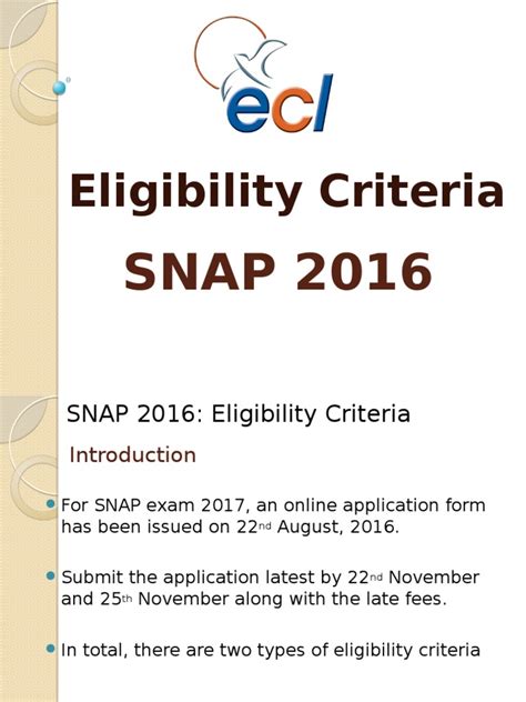Snap Program Requirements 的图像结果