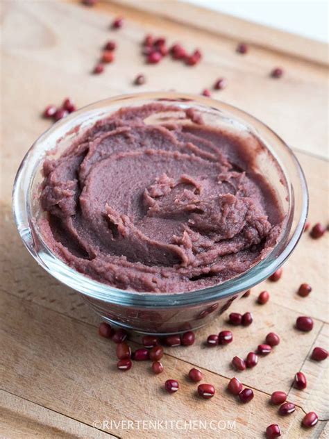 How to Make Sweet Bean Paste - Riverten Kitchen