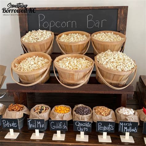 Popcorn Day: How To Put Together The Ultimate Popcorn Bar | Popcorn bar ...