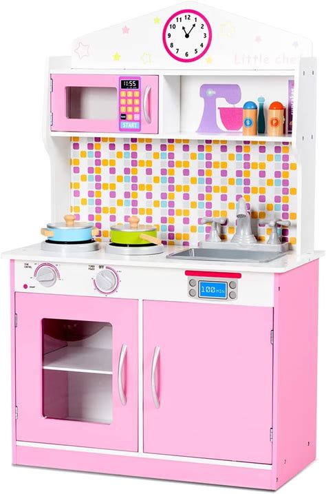 HONEY JOY Kids Kitchen Playset, Pretend Play Kitchen India | Ubuy