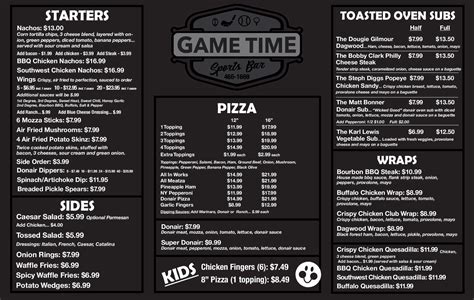 Home - Game Time Sports Bar