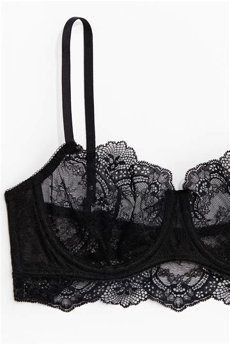 Black Lace Bras