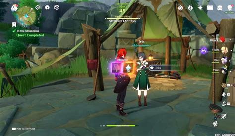 In The Mountains Quest Genshin Impact Completed Guide