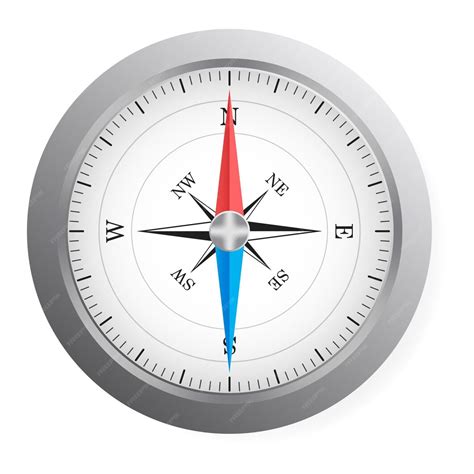 Compass land sea navigation geography cartography terrain orientation ...