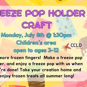 Steele Kids - DIY Freeze Pop Holder, 101 E Church St, Elmira, NY ...