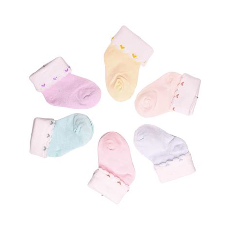 THE LITTLE LOOKERS Cute & Colorful Cotton Baby Frill Socks Set for Baby ...