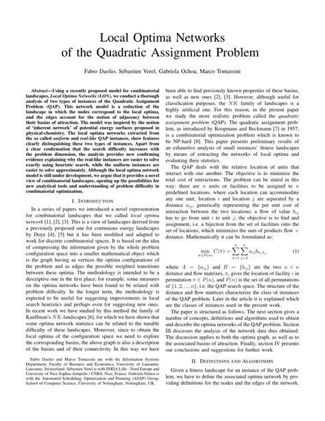 Local Optima Problem 的图像结果