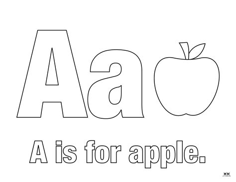 Coloring Pages With The Letter A