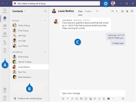 Image result for Microsoft Teams Screen Layout