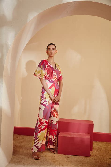 Zosia - Printed Flared Jumpsuit - Elahe