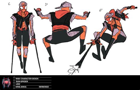 Kris Anka mostra visuais do Sun-Spider de "Através do Aranhaverso ...
