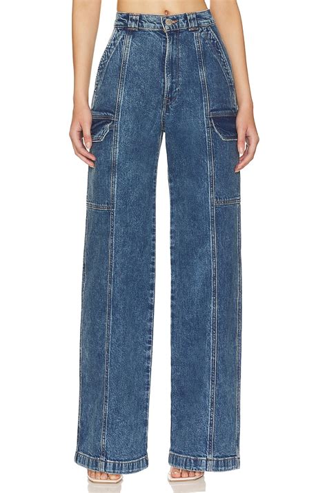 Hudson Jeans High Rise Wide Leg Cargo in Light House | REVOLVE