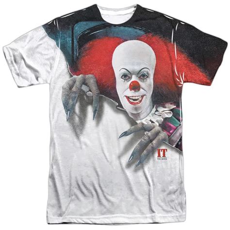 It Pennywise It Short Sleeve Adult Poly Crew T-shirt