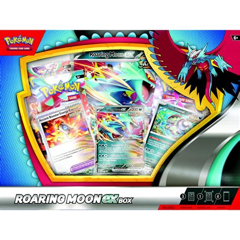 Pokémon TCG: Roaring Moon ex or Iron Valiant ex Deluxe Battle Box ...
