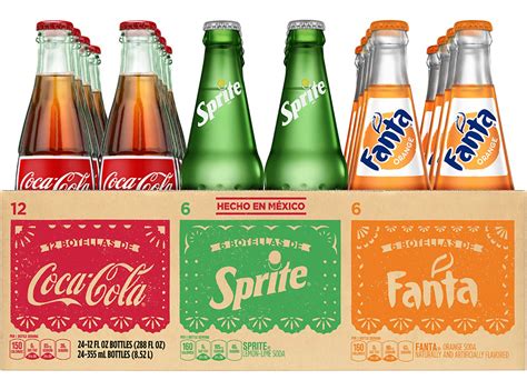 Beverage Universe Mexican Soda Variety Pack - Coca Cola, Sprite, India ...