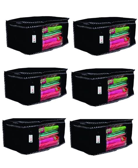PPJ ®- Non Woven Saree Cover Storage Bags Sari Pouch Storage Bag ...