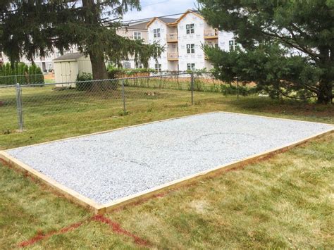 What Kind Of Gravel For Shed Pad at Todd Briggs blog