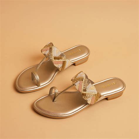 Buy Eridani Women's Maira Embellished Flats Online