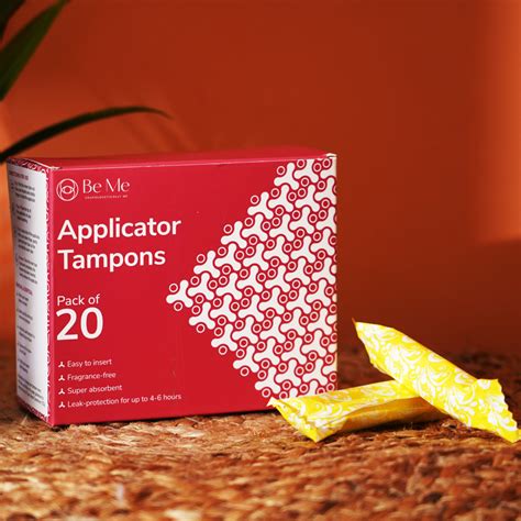 Applicator Tampons – Pack of 20 – Be Me