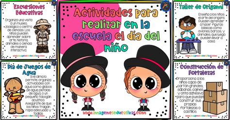 Actividades para realizar en la escuela el día del niño portada (1 ...