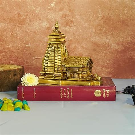 Buy PujaNPujari Brass Kedarnath Mandir - Char Dham Pilgrimage -Temple ...