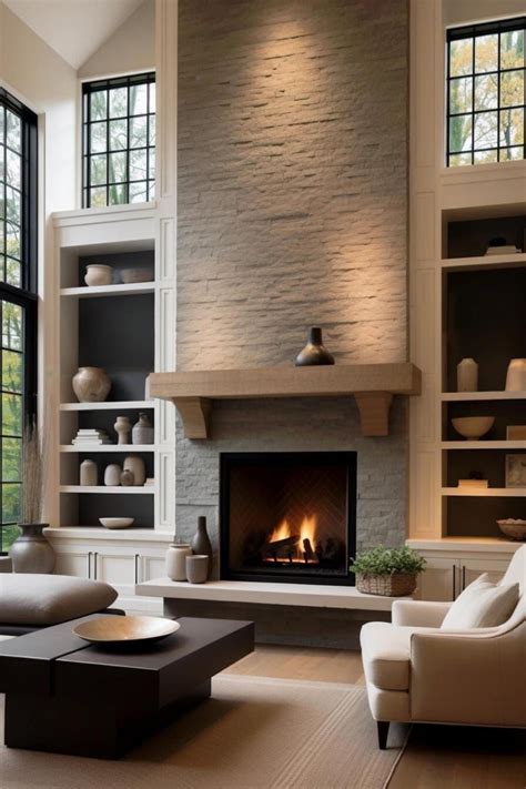 30 Elegant Fireplace with Built Ins on Each Side Inspirations for ...