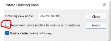 Image result for SolidWorks Drawing Rotate View
